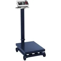 Steinberg Systems Präzisionswaage Bodenwaage 600 kg/ 0,1 kg Plattformwaage Paketwaage Industrie Rollen