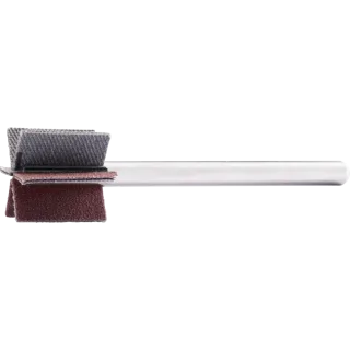 PFERD TOOLS Korund Fächerschleifer F Ø 20x20mm Schaft-Ø 6 mm Länge 60 mm Lamellen 6x2 Lamellen A150 - 44403253
