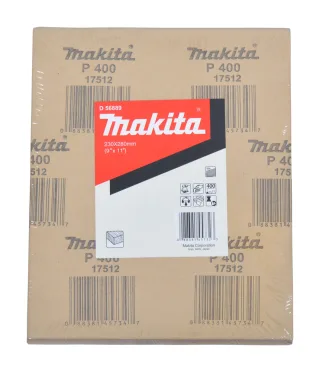 Makita Schleifpapier, 50 Stück - 230x280 mm - Körnung 400 - D-56889