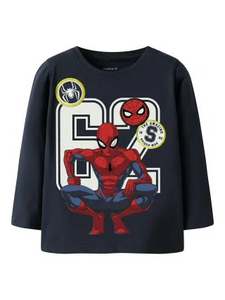 NAME IT - NMMDEEP SPIDER LS NREG TOP BOX NOOS MAR Navy Blazer - Gr. - 128