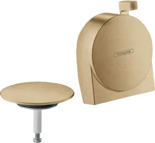 Hansgrohe Ein-, Ab- und Überlaufgarnitur Exafill S Fertigset Brushed Bronze, 58117140 58117140