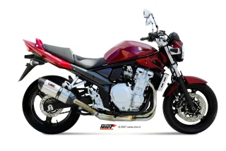 Sport Auspuff MIVV Suono Edelst. Suzuki GSF650 Bandit/GSX 650F Bj.2007-2015 Typ:CJ1/CJ2/CZ1/CZ2 +ABE