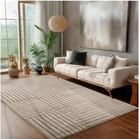 Carpettex Designteppich Skandinavischer Boho, Rechteckig, Höhe: 8 mm, Teppich Wohnzimmer, Schlafzimmer, Gästezimmer