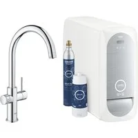 Grohe Küchenarmatur Blue Home Starter Kit, C-Auslauf, chrom (31455001)