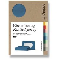 Schlafgut Kissenbezug Pure flexibler Kissenbezug für Nackenstützkissen, (1 Stück), Bio-Baumwolle mit Elasthan, mit Gummizug, bügelfrei