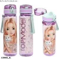 Depesche Trinkflasche TOPModel Trinkflasche BLOOMING KITTY 650 ml Flip-Top