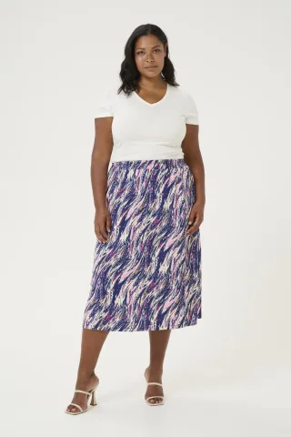 Rock A-shape Abstract Multi Color Print multicolour