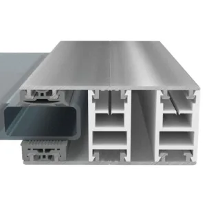 Mendiger Classic Aluminium Rand Verlegeprofil | Breite 60 mm | Weiß