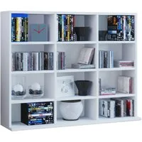 VCM Standregal Holz CD DVD Standregal Bücherregal Regal Megosa L, 1-tlg., 82x102x23cm CD DVD Aufbewahrung, stehend