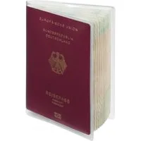 DURABLE Dokumententasche Durable Reisepasshülle tr 189x129mm Doppelformat für neue Pässe
