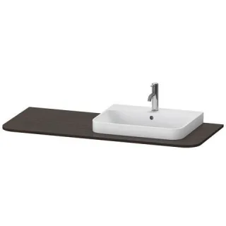 Duravit Happy D.2 Plus Konsole Nussbaum gebürstet Matt 1300x550x16 mm - HP031KR6969 HP031KR6969