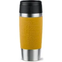 Emsa Thermobecher Travel Mug Classic, mit 360°-Trinköffnung, auslaufsicher, rutschfest, Edelstahl, Kunststoff, Silikon, 4h heiß, 8h kalt - 360 ml / 6h heiß, 12h kalt - 500 ml, 100% dicht