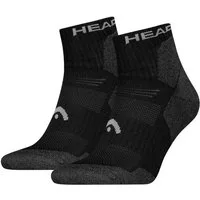 Head Kurzsocken HEAD HIKING ALL CLIMATES QUARTER 2P (2-Paar, 2 Paar) mit Logostickerei