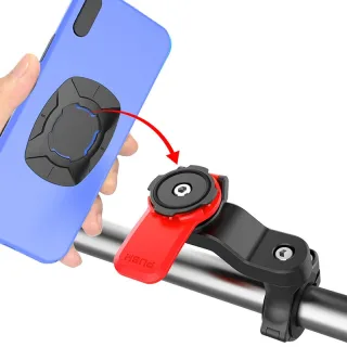 XANES Rotatable Bicycle Phone Holder 4.7"-7.2" inch Phone Shockproof Non-slip Motorcycle Holder Handlebar Mount Safety L