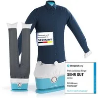 CLEANmaxx Bügelsystem Hemdenbügler für Hemden & Blusen + Bügler-Aufsatz für Hosen, 1800 W, Bügler für Hemden Blusen & Hosen, Trocknen und in Minuten knitterfrei