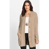 Witt Strickjacke Ajour-Strickjacke Langarm Ajour