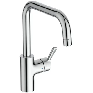 Ideal Standard Küchenarmatur Ceralife Ausladung 216mm Niederdruck U-Auslauf Chrom, BE248AA BE248AA