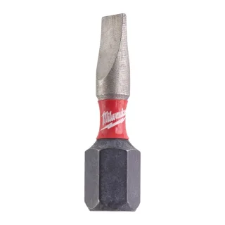 Milwaukee - BIT SL 0,6X4,5 25MM SHOCKWAVE, 2 Stück - 4932430901