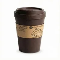 Sinoba Papierkorb XXL Kaffeebecher Coffeecup, Abfalleimer Mülleimer mit abnehmbaren Schwingdeckel 11 Liter