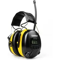 EARMUFF Kapselgehörschutz EARMUFF 31dB AM/FM/AUX - Yellow