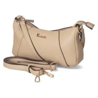 Kaerlek Schultertasche - Gr.  - Beige - Synthetik