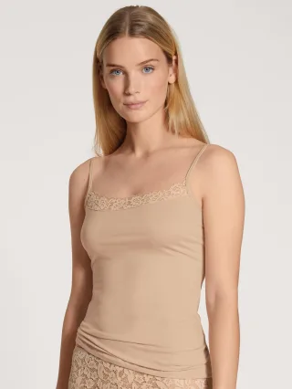 CALIDA - WOMEN Spaghetti top rose teint - Gr. - S