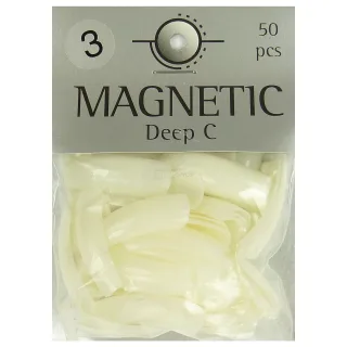 Magnetic Nail Tips Deep C  Größe 3 künstliche Nägel 50 Stück