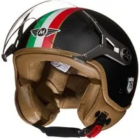 MOTO HELMETS Motorradhelm Integralhelm Motorrad Full Helm SP325 Imola Italia, Helm für Motorrad Roller Vespa, Schnellverschluss, Visier, nur 1050g