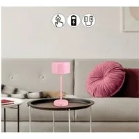 Reality Leuchten LED Tischleuchte JEFF, Tischlampe Kinderzimmer mit USB-C Ladekabel, Touch-Sensor, Dimmfunktion, LED fest integriert, Warmweiß, dimmbar, Höhe 30cm, Kinder Lampe warmweiß Leselampe, Akkuleuchte, Akku