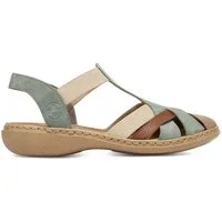 Rieker Rieker Damen-Sandalen Grün Sandale