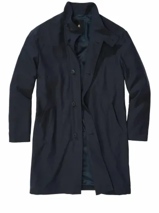 Mey & Edlich Herren Light Coat Blau 70 % Lyocell, 26 % Baumwolle, 4 % Leinen