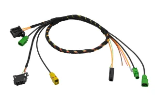Original Kufatec Adapter Kabel Kabelbaum DVD Wechsler für Audi A8 4H