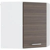 Vicco Eckhängeschrank R-Line, Grau/Weiß, 57 cm (1-St)