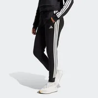 adidas Sportswear Sporthose W 3S FL SL PT schmal geschnitten, für vielseitige Aktivitäten, aus Baumwollmix