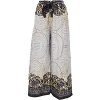 Guru-Shop Relaxhose Palazzohose, Schlaghose, Boho Sommerhose,.. alternative Bekleidung