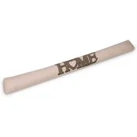 Beautissu Zugluftstopper Zugluftstopper 100 cm lang Tuuli Tuuli 100, Natur, Windstopper als Türvorleger, Haustür Rolle und Kälteschutz Luftstopper
