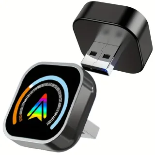 2 in 1 Wireless Carplay Android Auto Adapter Wire to Wireless Converter Plug in Play Smart Box