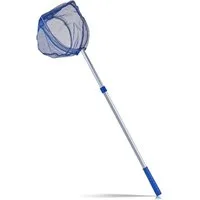 BigDean Kescher 75-121cm Teichkescher Teleskopstange Feinmaschig Teich Algenkescher (Packung, 1-St., Kescher), Teleskop Kescher, Teich, Pool