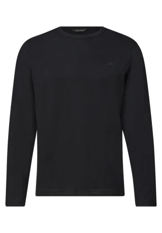 Street One - Basic Langarmshirt schwarz - Gr. - M