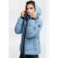 Marikoo Winterjacke Sahnemausii mit abnehmbarer Kapuze und hohem Kragen