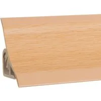 HOLZBRINK Abschlussleiste HOLZBRINK Küchenabschlussleiste Küchenleiste Buche 23x23mm 50 cm, selbstklebend, PVC, 1-St., Buche Wandabschlussleiste Arbeitsplatten 23x23mm 50 cm