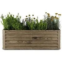 blumfeldt Hochbeet High Grow (Set, Set), Pflanzkübel Outdoor Balkon außen groß Stahl Garten