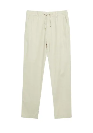 s.Oliver Red Label - Stoffhose mit Kordelzug beige - Gr. - 32