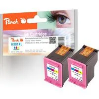 Tinte Doppelpack color PI300-486 kompatibel zu HP 301XL, CH564EE