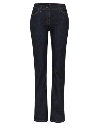 TONI - Perfect Shape Bootcut rinsed blue - Gr. - 44K