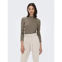 JDY Langarmbluse JDYFRANSISKA L/S HIGHNECK TOP JRS NOOS Viskosemischung, slim fit