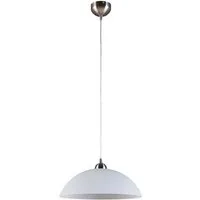 Lindby Hängeleuchte Valeria, Glas Weiß IP20, 1 x 15 W LED