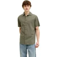 Jack & Jones Kurzarmhemd JJESUMMER LINEN BLEND (1-tlg)