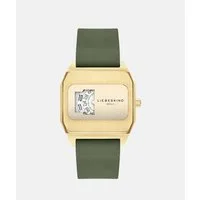 Liebeskind Berlin Quarzuhr Vinyl Vision LT-0502-LQ, Armbanduhr, Damenuhr, Lederarmband, analog