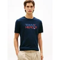 Tommy Hilfiger T-Shirt BRAND LOVE BIG TEXT Regular fit mit Rundhalsausschnitt